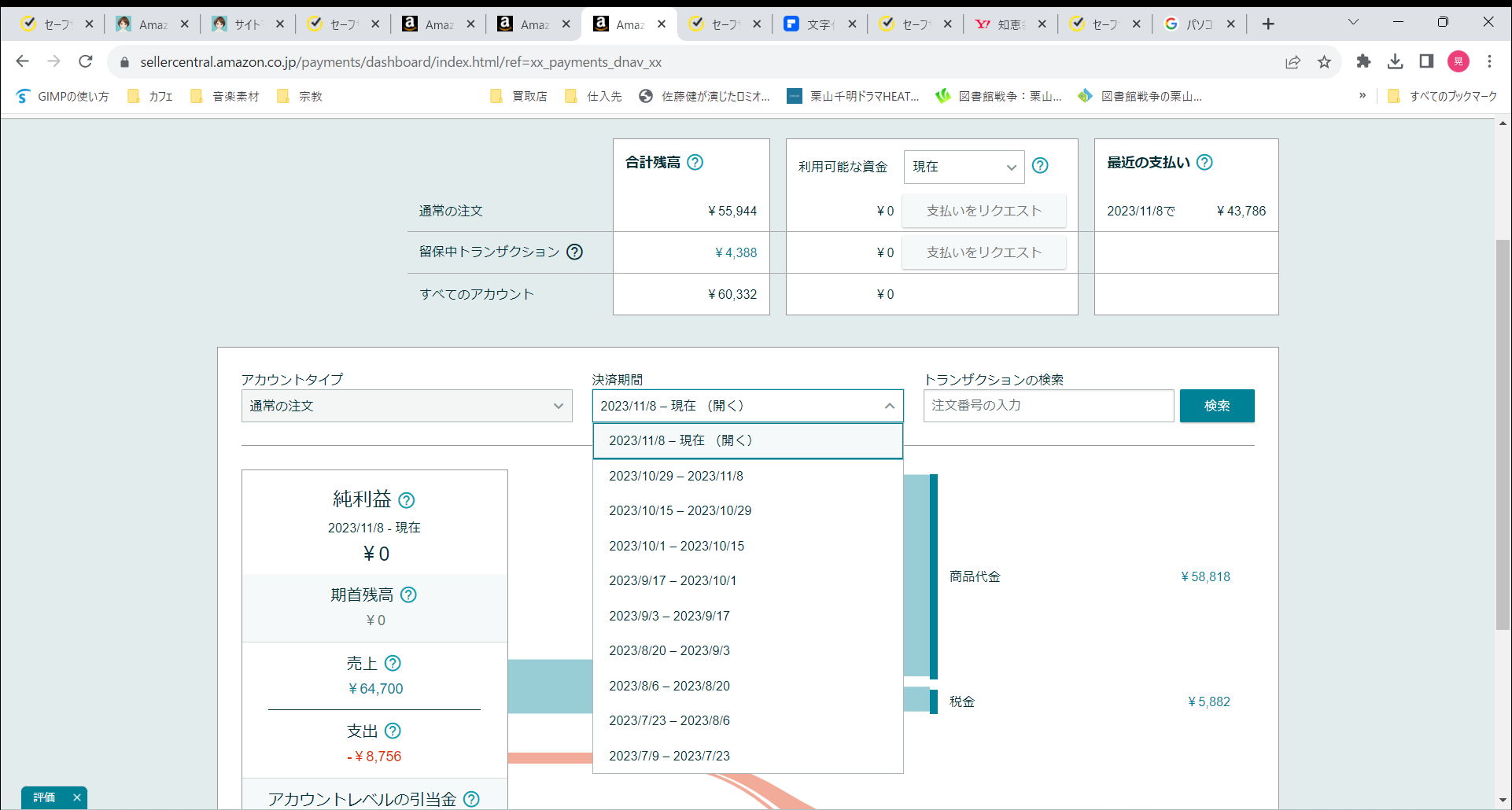 アマゾン ストア その他合計